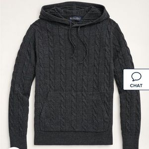 NWT Brooks Brothers Charcoal Sweater